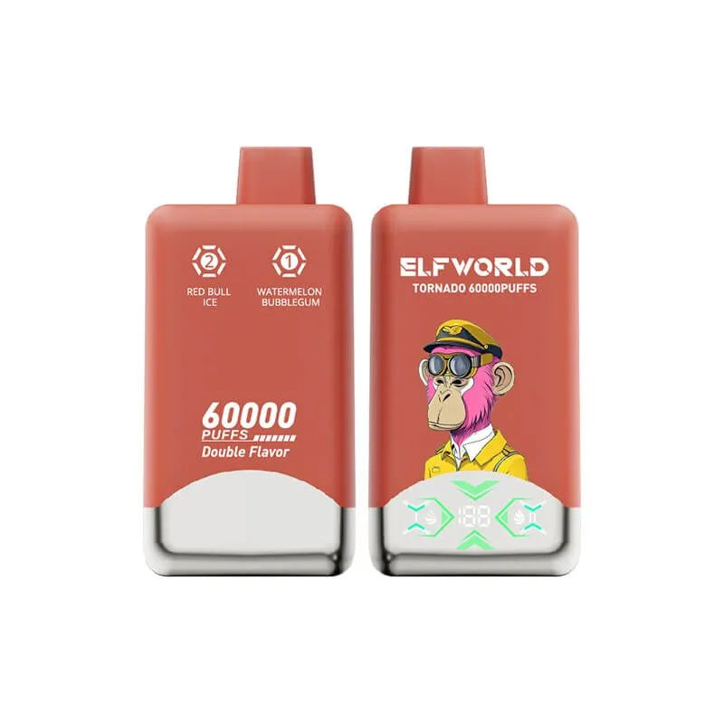 ELFWORLD TORNADO 60,000 PUFF 2 SABORES EN 1