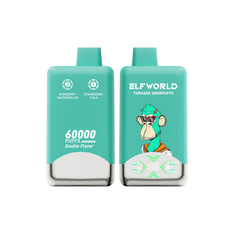 ELFWORLD TORNADO 60,000 PUFF 2 SABORES EN 1