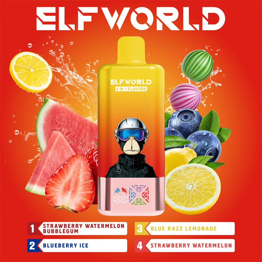 Elfworld 4 sabores en 1 de 100,000 puff