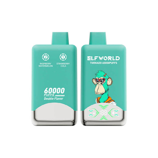 ELFWORLD TORNADO 60,000 PUFF 2 SABORES EN 1
