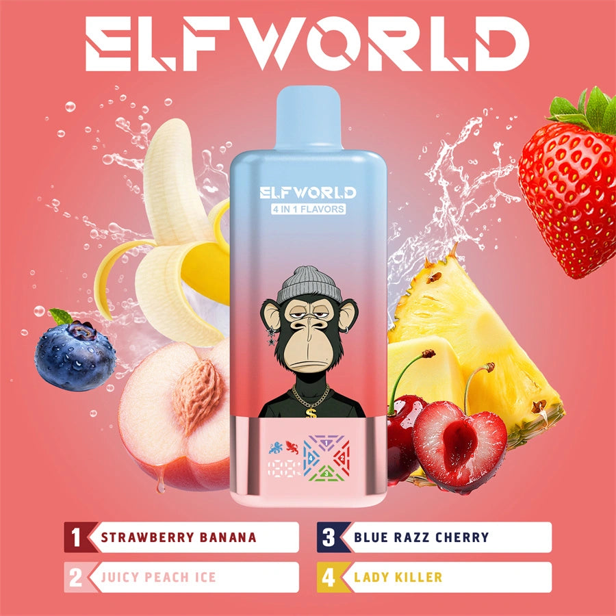 Elfworld 4 sabores en 1 de 100,000 puff