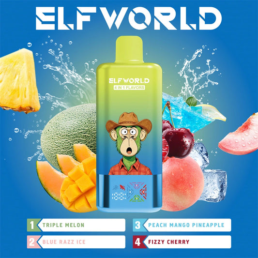 Elfworld 4 sabores en 1 de 100,000 puff