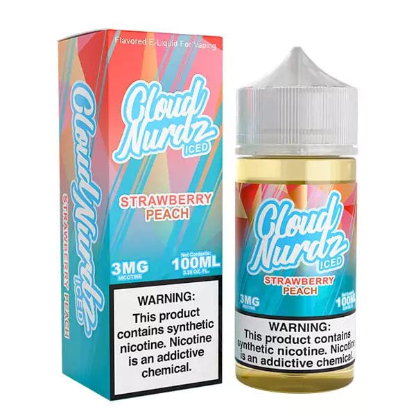 CLOUD NURDZ ICED STRAWBERRY PEACH 100ML