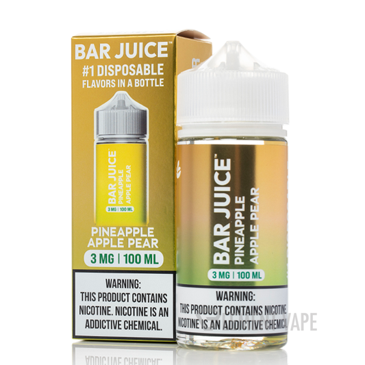 BAR JUICE PINEAPPLE APPLE PEAR 100ML